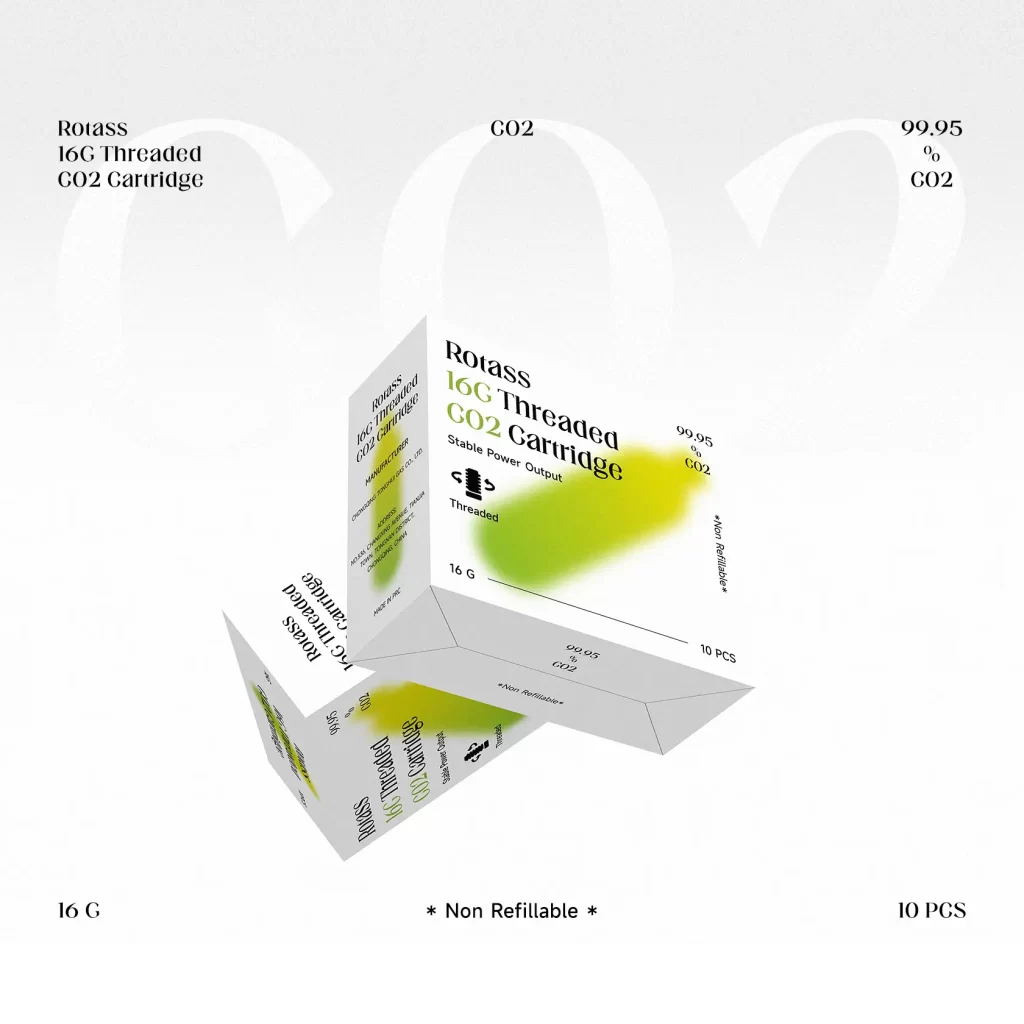 16g Threaded carbon dioxide Cartridge