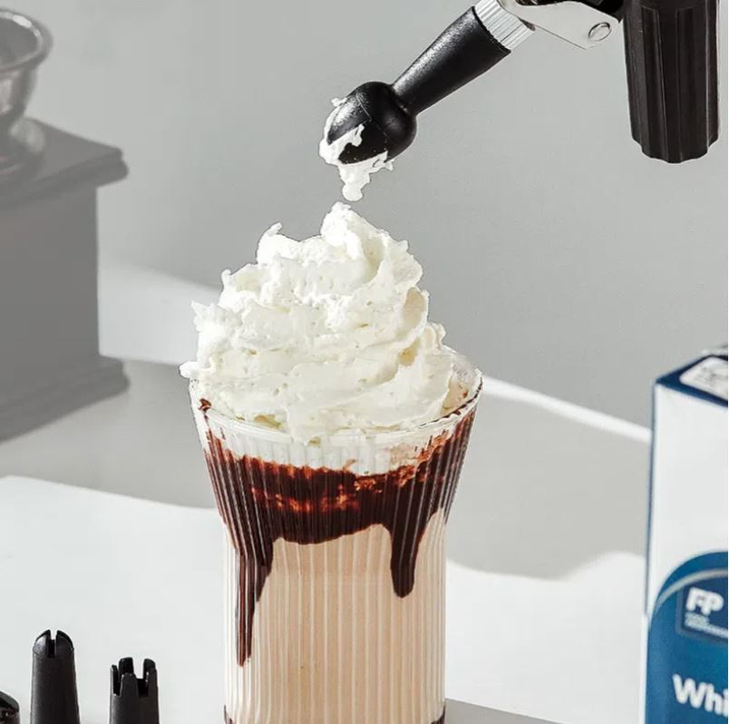 N2O gas whipped cream