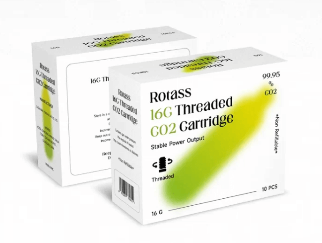 Rotass Wholesale 16 Gram Threaded CO2 Cartridges