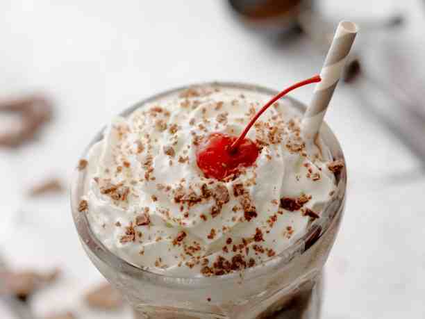 chocolate whip cream soda