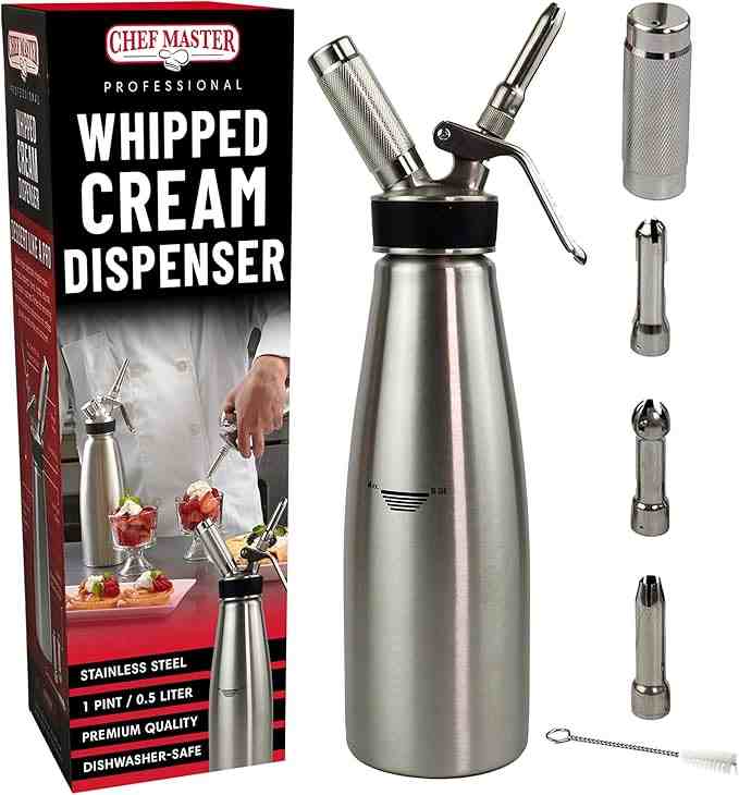 Chefmaster whipped cream dispenser