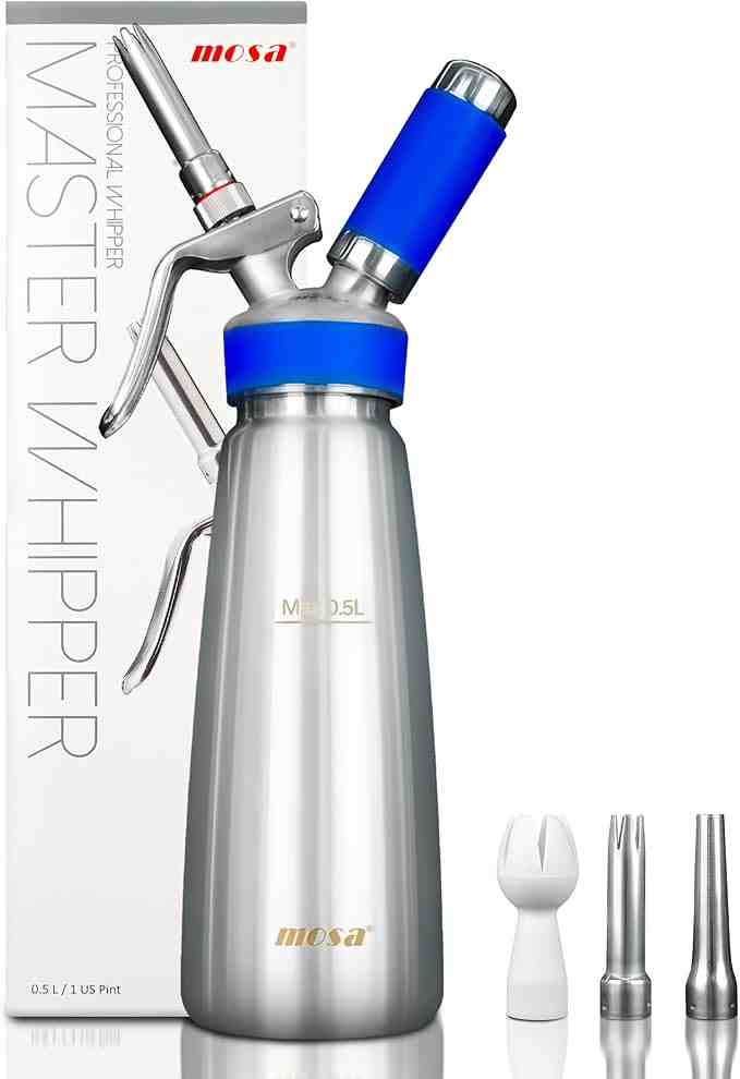 Mosa whipped cream dispenser