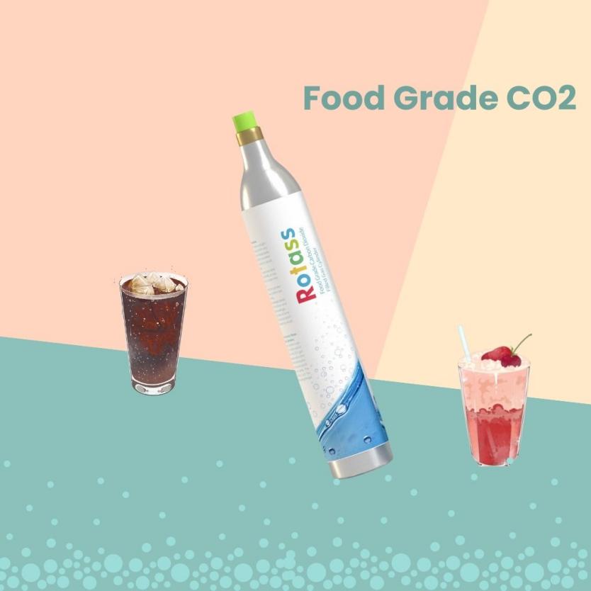 use ROTASS CO2 chargers to make carbonated beverages