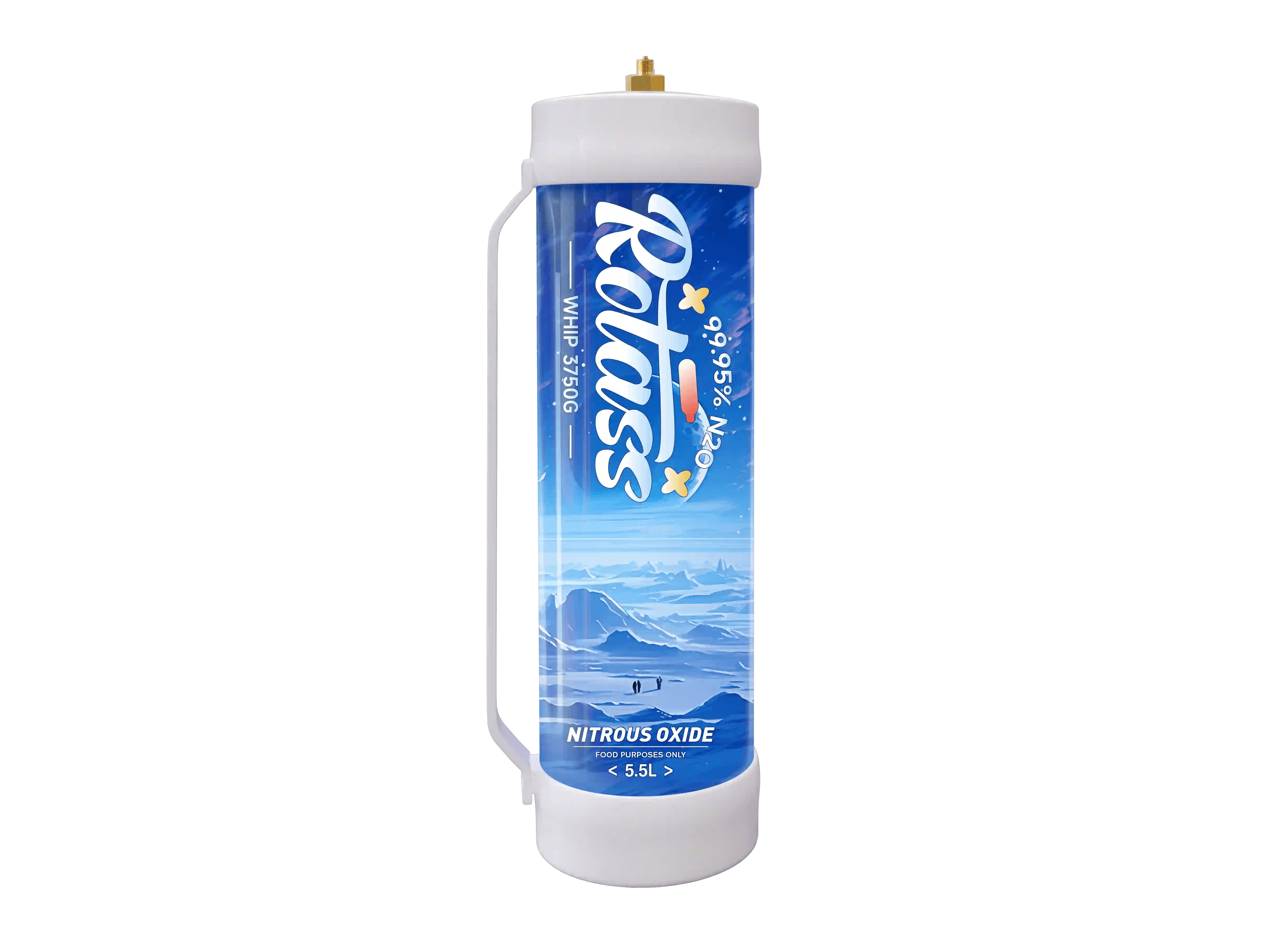 3750g Steel N2O Gas Cylinder (1)