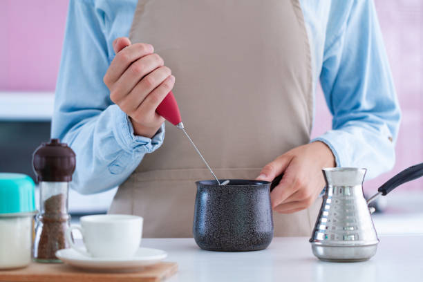making-cold-foam-at-home-with-a-handheld-electric-frother