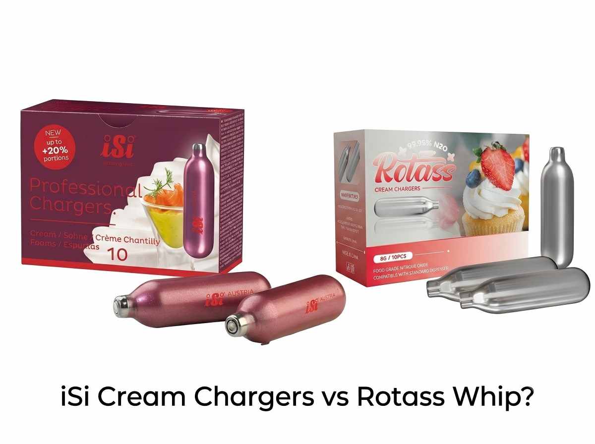 iSi Cream Chargers vs Rotass Whip