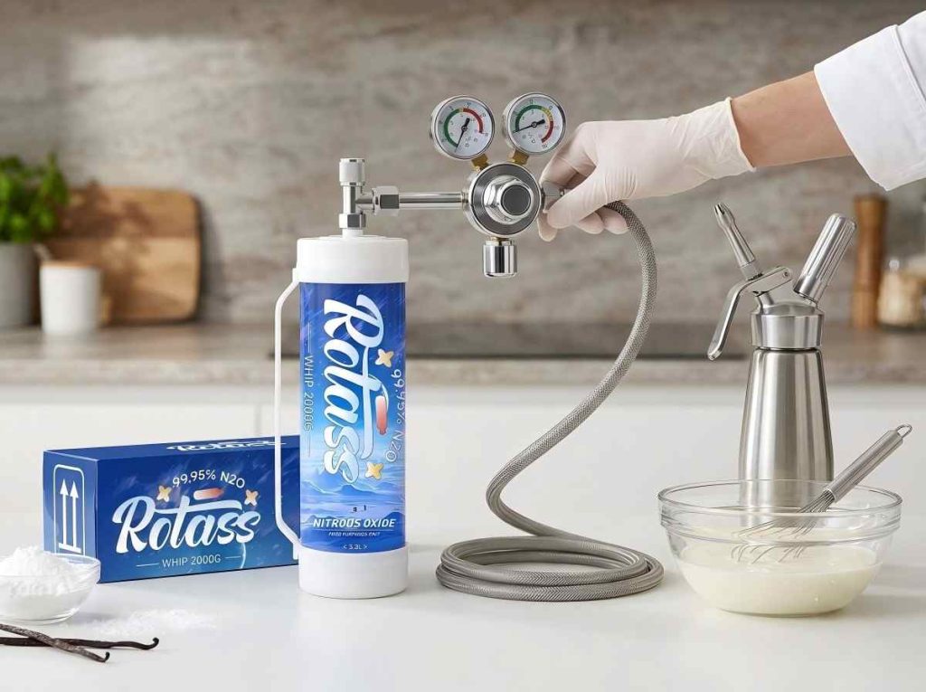 Use Rotass 2000g Cream Charger