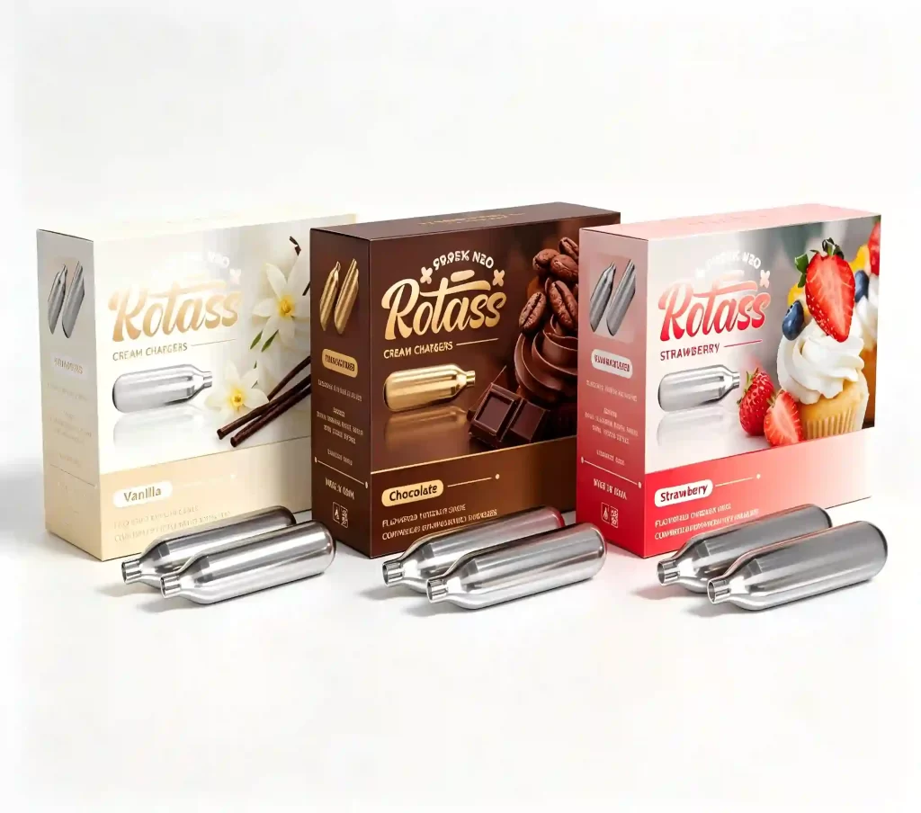 Rotass Flavored Cream Chargers