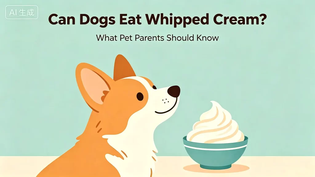Can Dogs Eat Whipped Cream