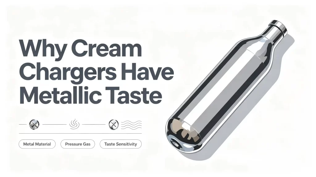 Why Cream Chargers Have Metallic Taste